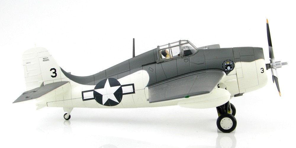 F4F Wildcat VC-12, USS Core, 1944, NAVY 1/48 Scale Diecast Model – Hobby Master
