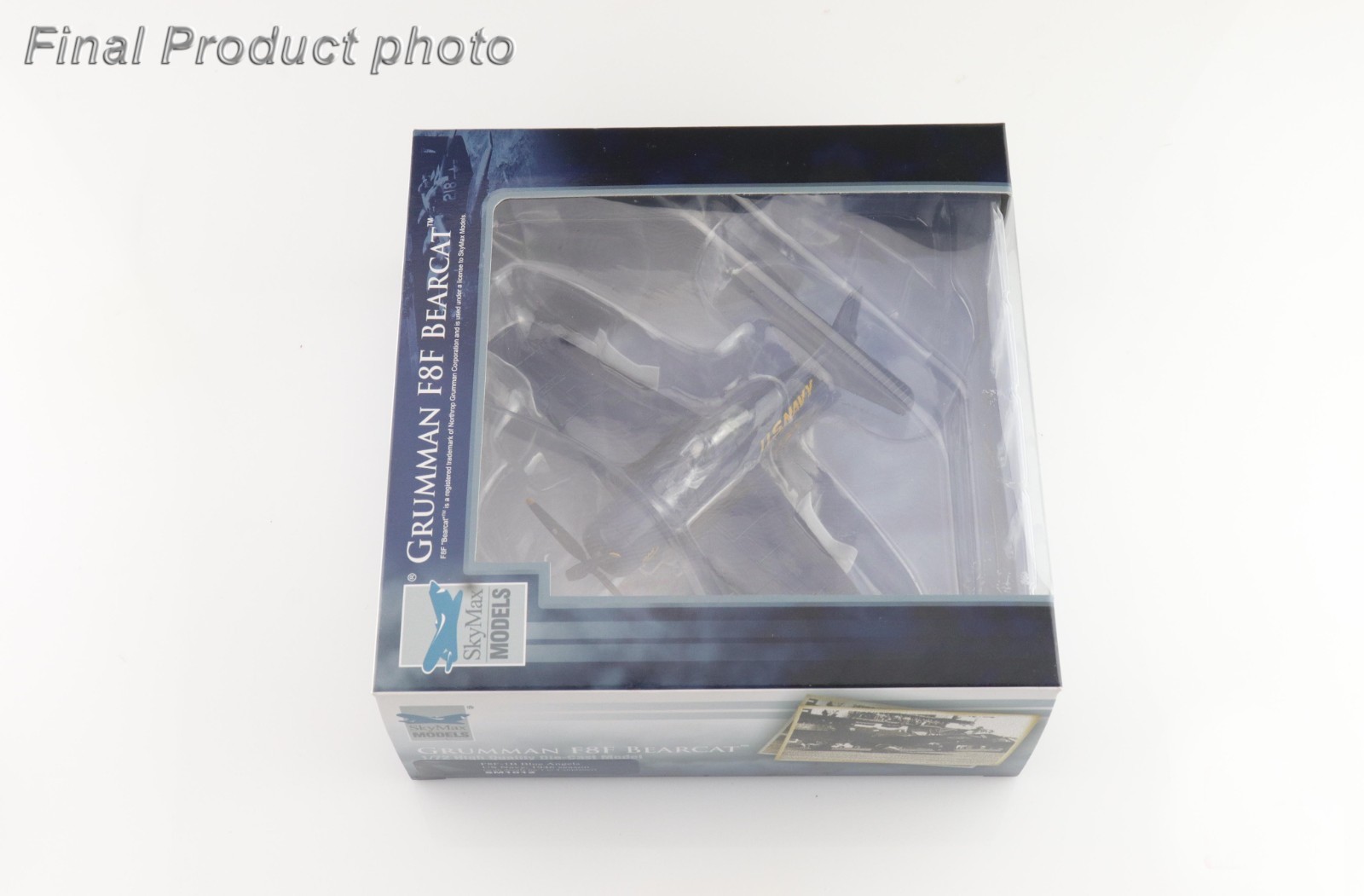 Hobby Master Skymax 1/72 SM1012 Grumman F8F Bearcat USN Blue Angels w decals 1-5