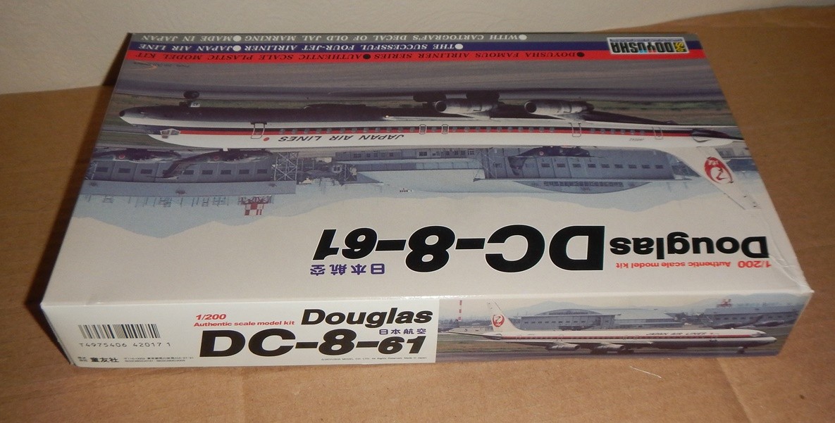 Doyusha New 1/200 Douglas DC-8-61 Japan Air Lines Airliner Series No.20 Model
