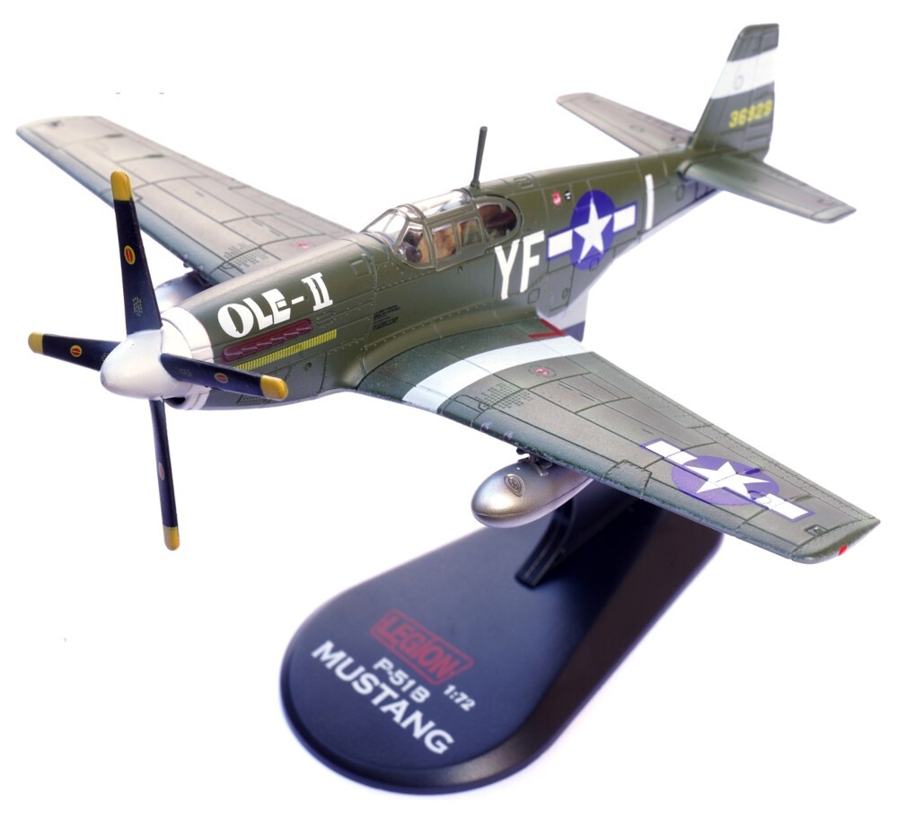 P-51 P-51B Mustang “Ole-II” 358th, FS 355th FG USAAF 1/72 Scale Diecast Model