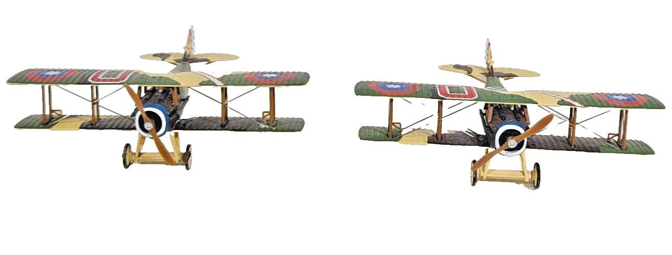 Job Lot of 2 small Scale Diecast WWI SPAD S.XIII US Army Unbox Aircraft Model