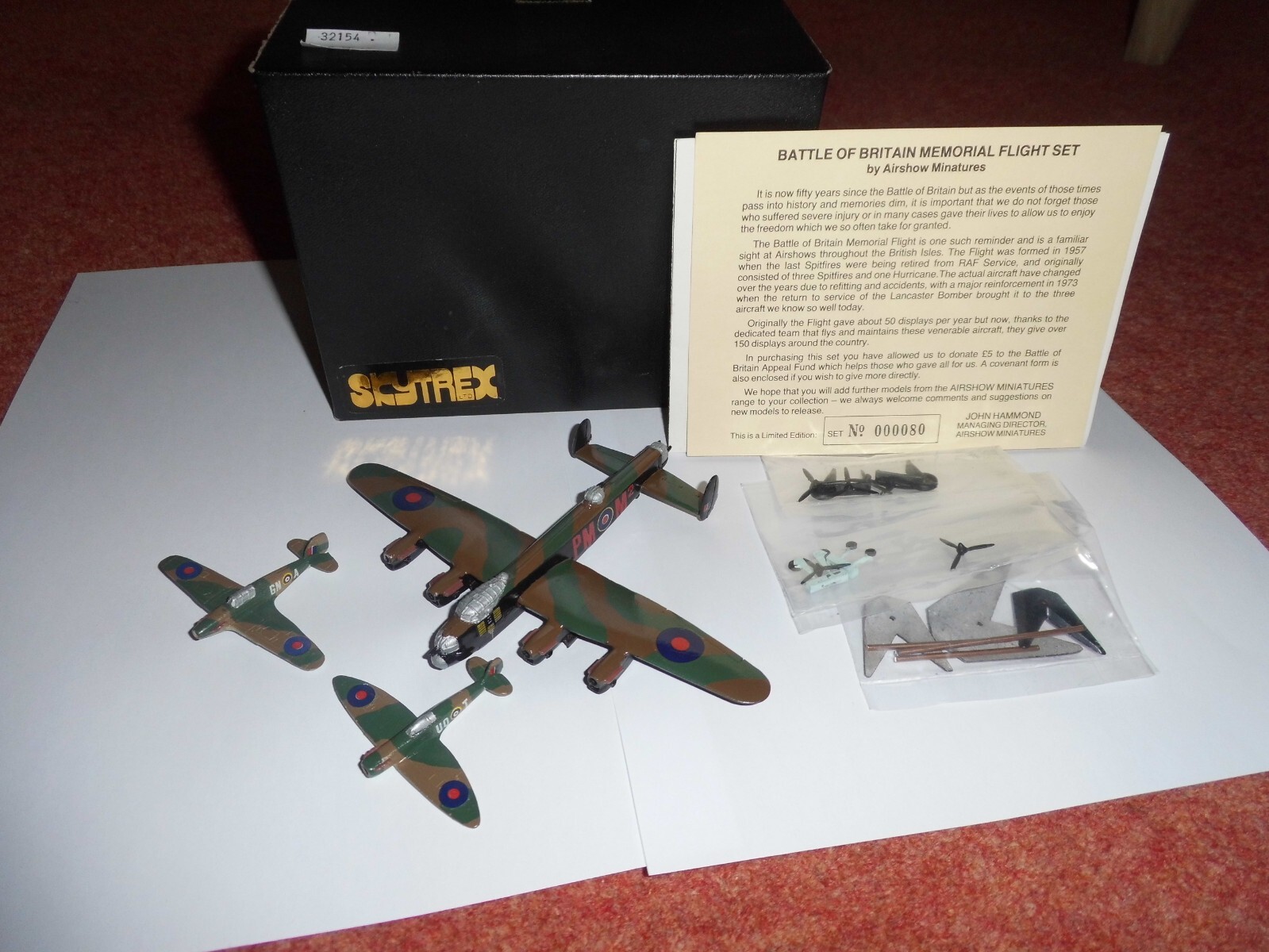 1/200 Skytrex Airshow miniatures 1980s Battle of Britain flight ltd edi mint