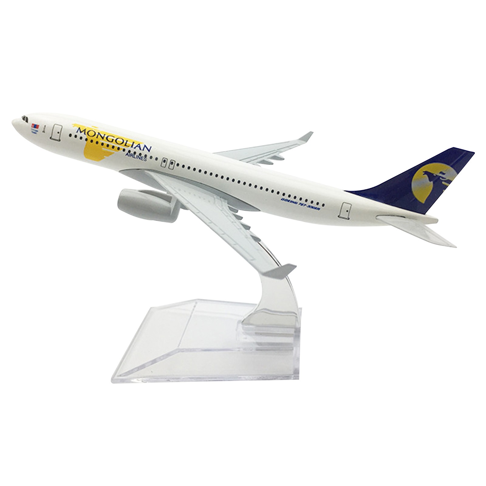 1:400 B767 Mongolian Airlines Metal Airplane Model Alloy Plane Model With Stand