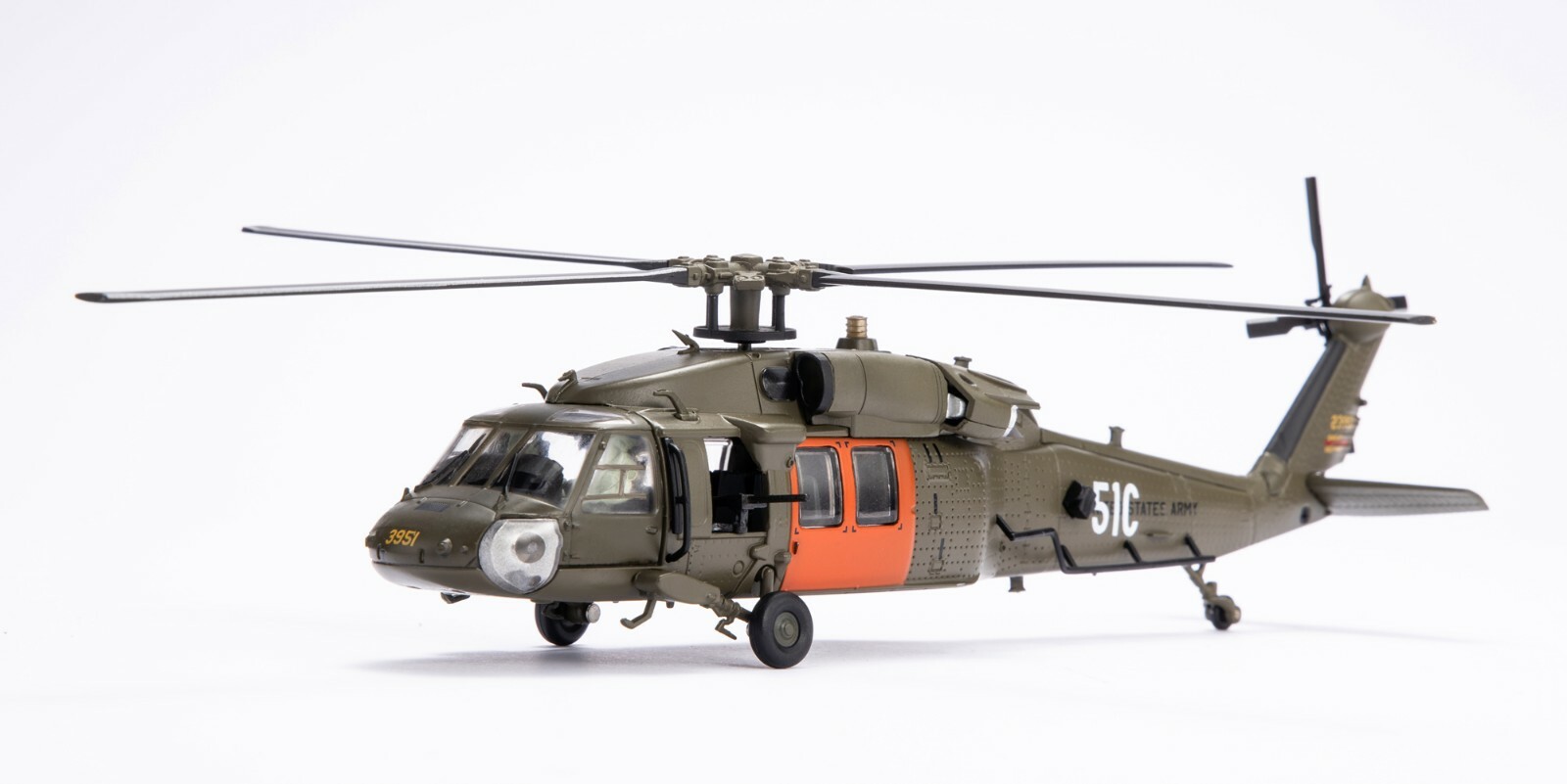 1/72 AF1 U.S. Army Air Forces UH-60A Black Hawk Helicopter Finished Model