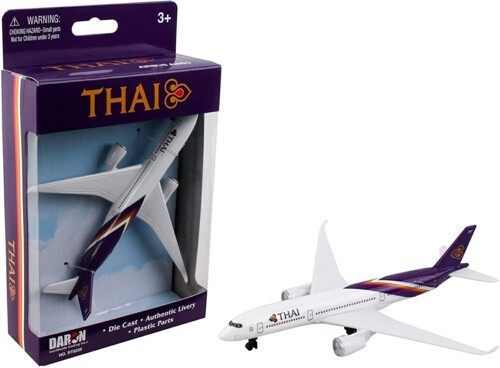 DARON THAI SINGLE DIECAST TOY MODEL PLANE RT0235