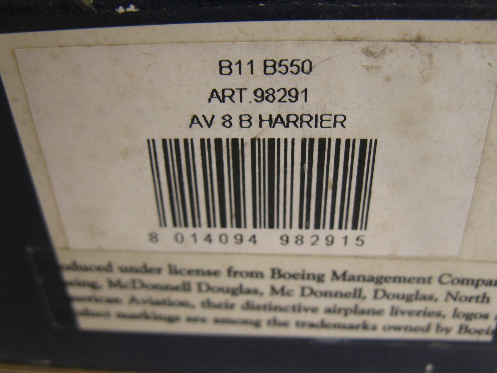 Armour/Franklin Mint 1:48 BAe AV8 Harrier II USMC VMA-311 Tomcats B11B550