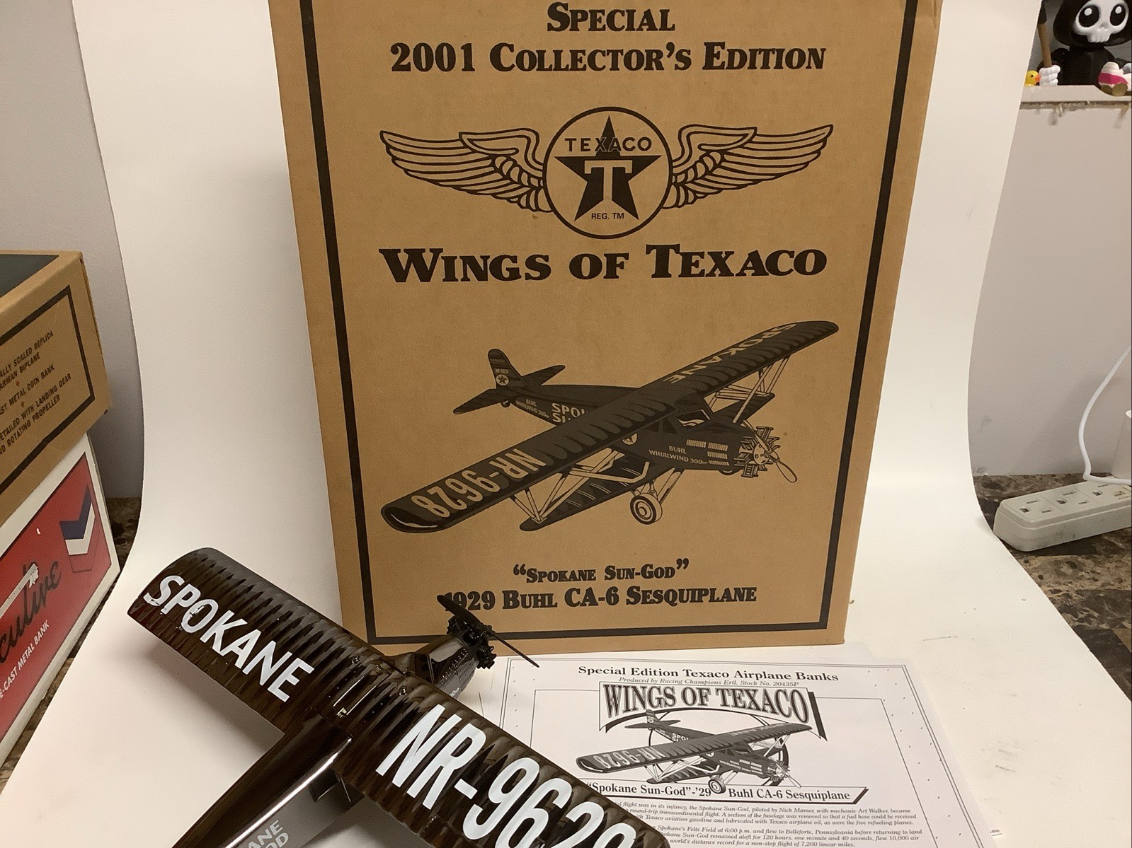 Ertl Wings Of Texaco Spokane Sun-God 1929 Buhl CA-6 Sesquiplane Special Edition