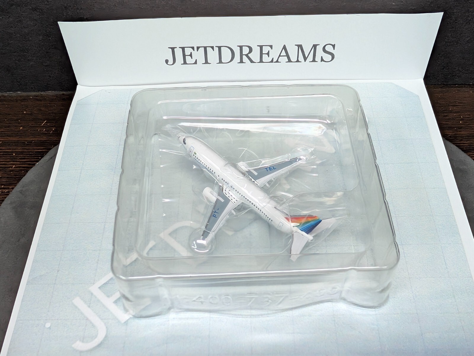 1/400 TRANS BRASIL / TRANSBRASIL BOEING 737-400 1990’S COLORS PT-TEL PANDA MODEL