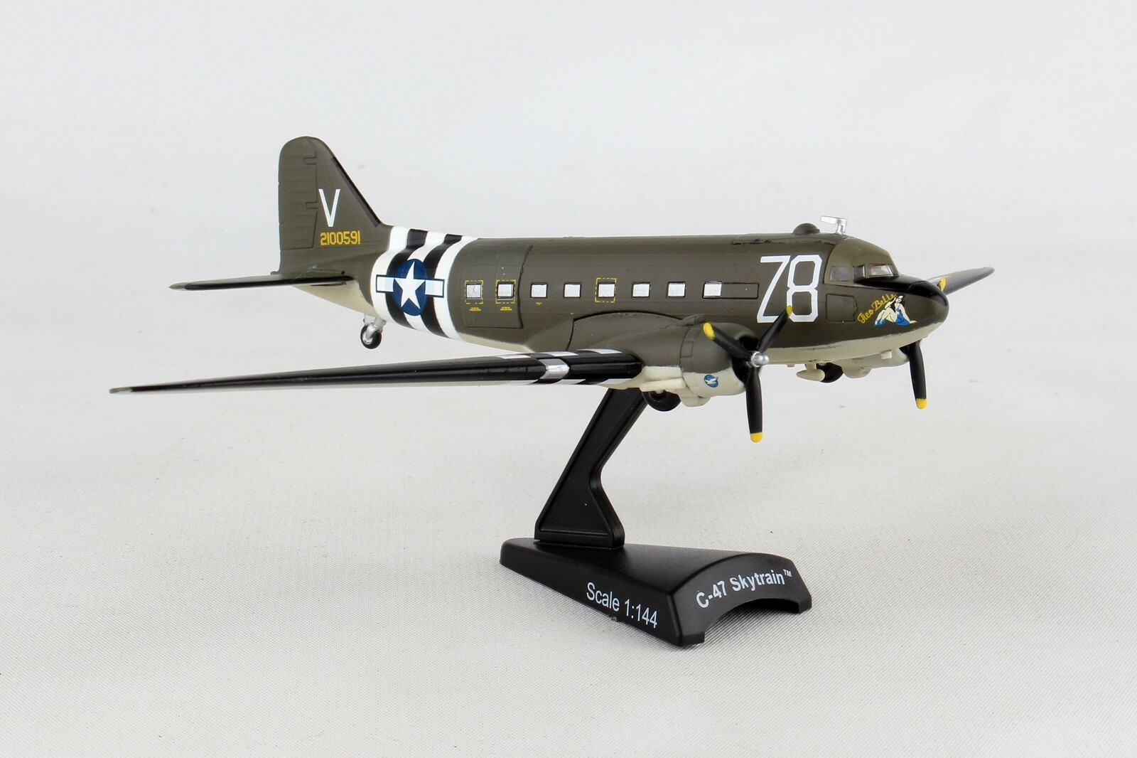 Douglas C-47 – DC-3 Skytrain / Dakota “Tico Belle” 1/144 Scale Diecast Model