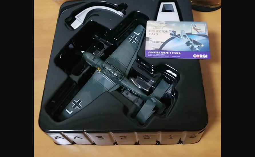 1:72 Corgi Junkers Ju87B-1 Stuka S2+LM W.Nr 5600 Bomber Diecast Fighter Model