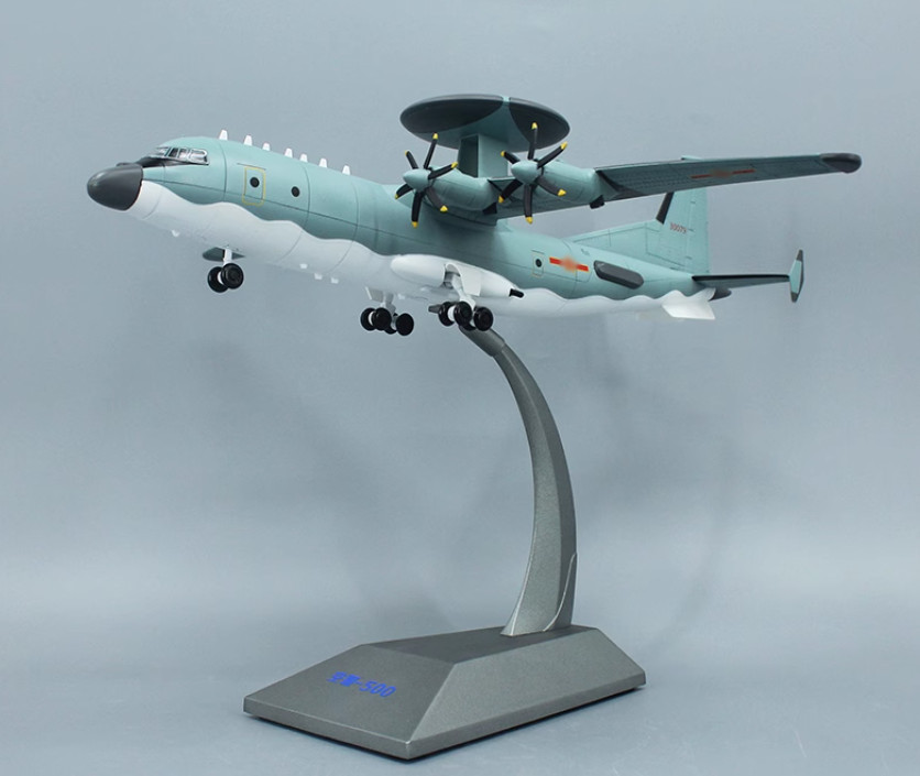 1:90 39CM China KJ-200 AWACS Early Warning Aircraft Diecast Military Plane Model