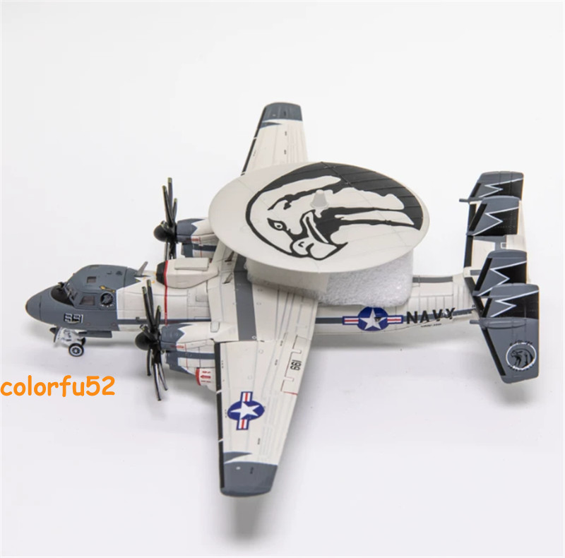 1/144 S14 E-2C AWACS E2 VAW-120 USS George Bush Aircraft Carrier Alloy Finished