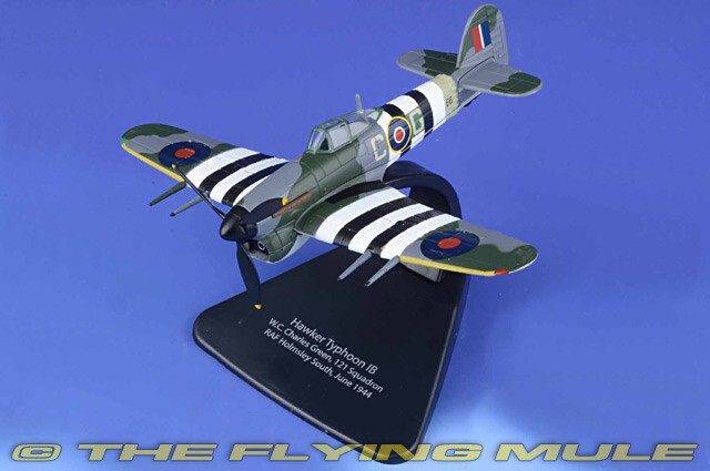 Oxford Diecast 1:72 Typhoon Mk I RAF No.121 Wing Charles Green MN666
