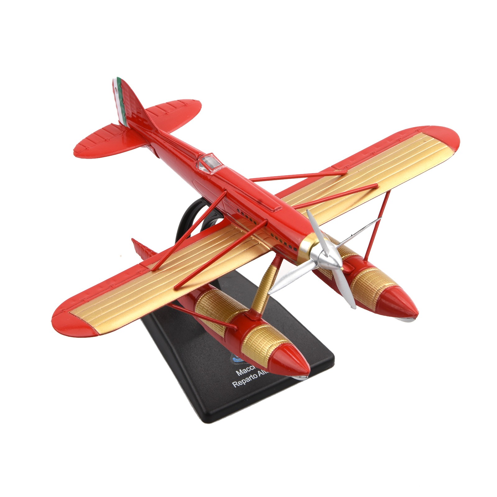 12cm Diecast Alloy 1/72 Scale WWI Italy Macchi MC.72 Racing Seaplane Decor Gift