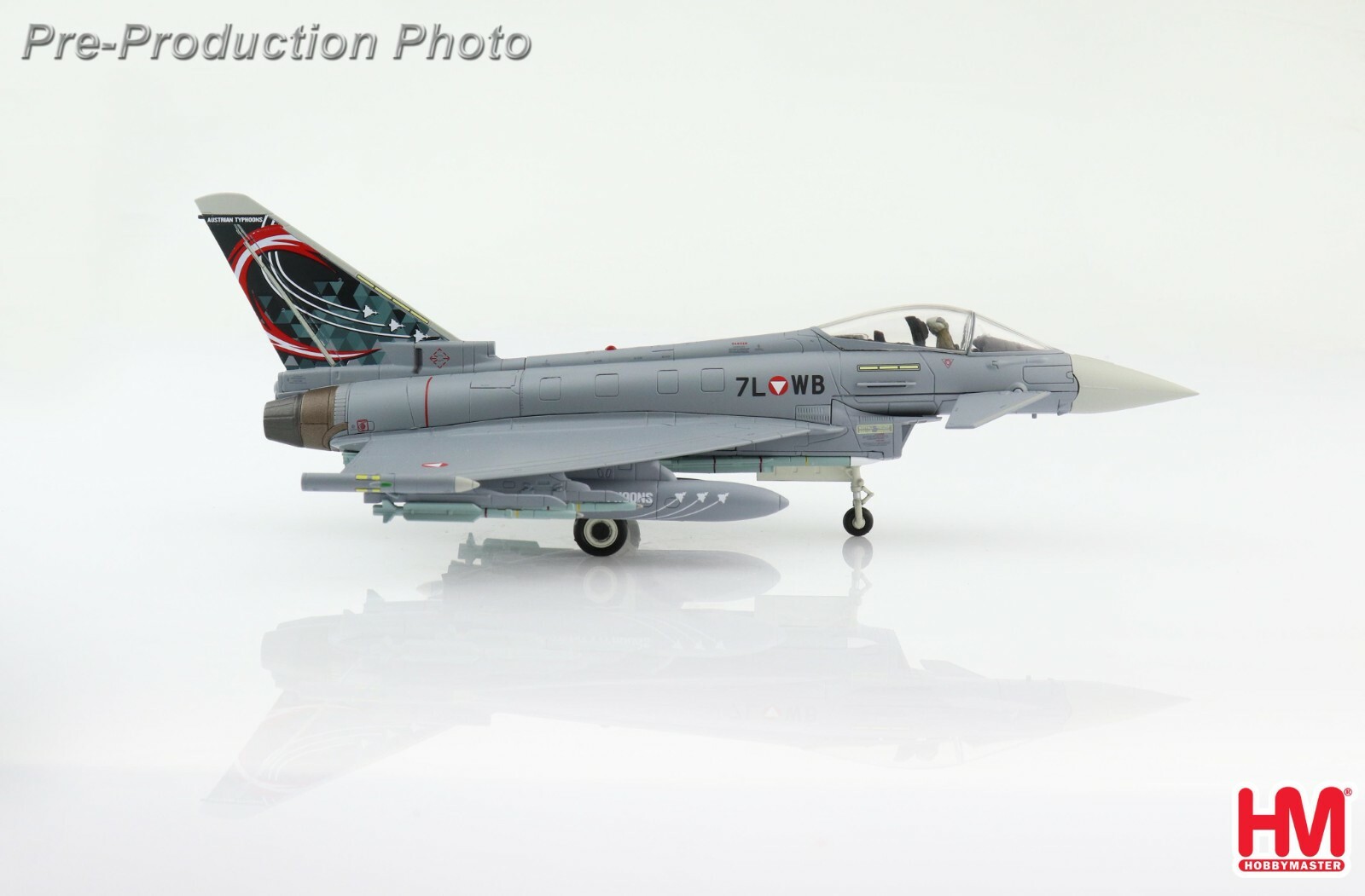 Hobby Master HA6610,Eurofighter Typhoon 7L-WB, Austrian Air Force, 2019