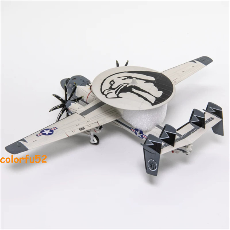 1/144 S14 E-2C AWACS E2 VAW-120 USS George Bush Aircraft Carrier Alloy Finished