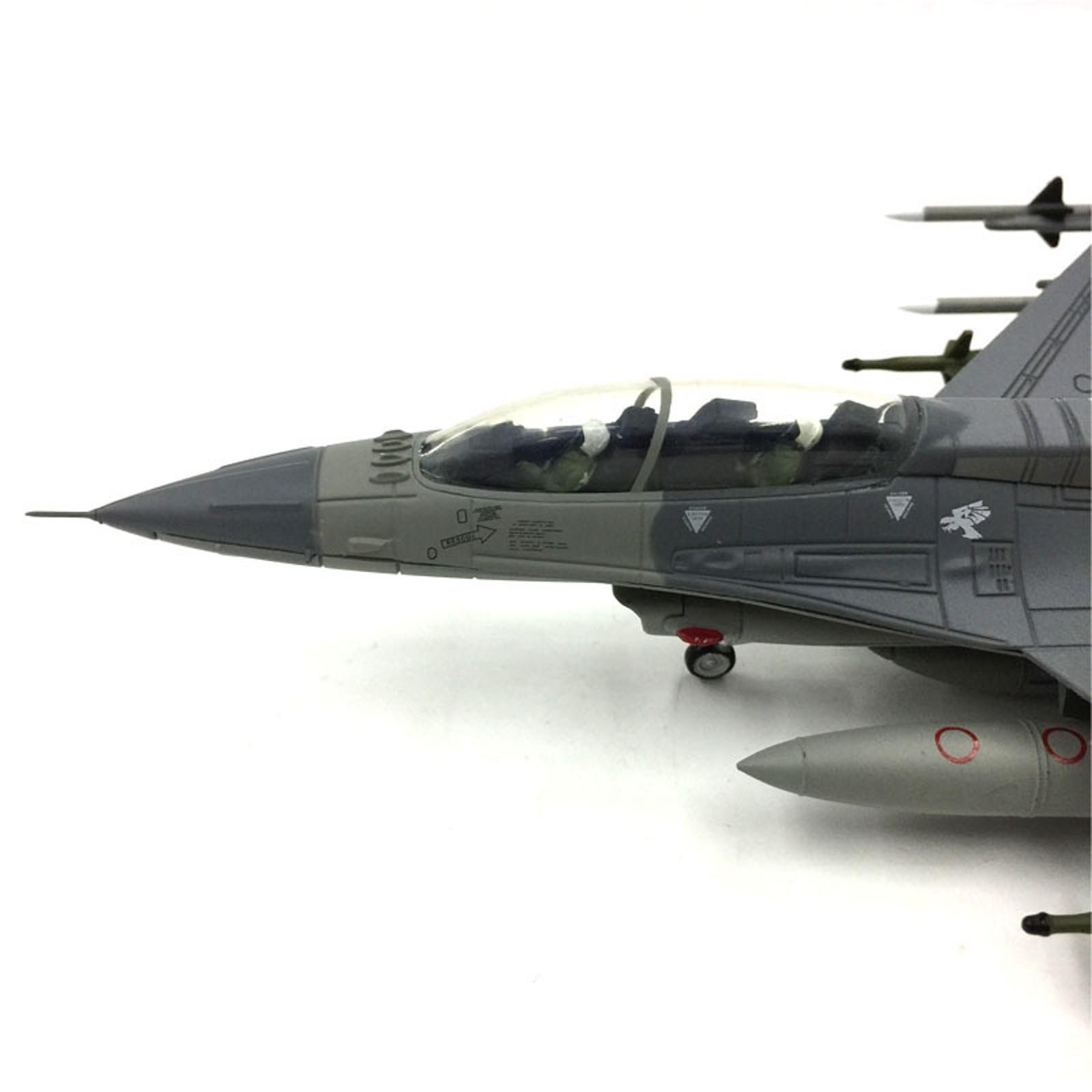 Amer Com 1:72 Air Force F-16D Fighting Falcon D Block-52 Diecast Model Ornaments