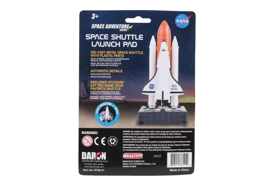 Space Shuttle Model with Launch Pad – NEW