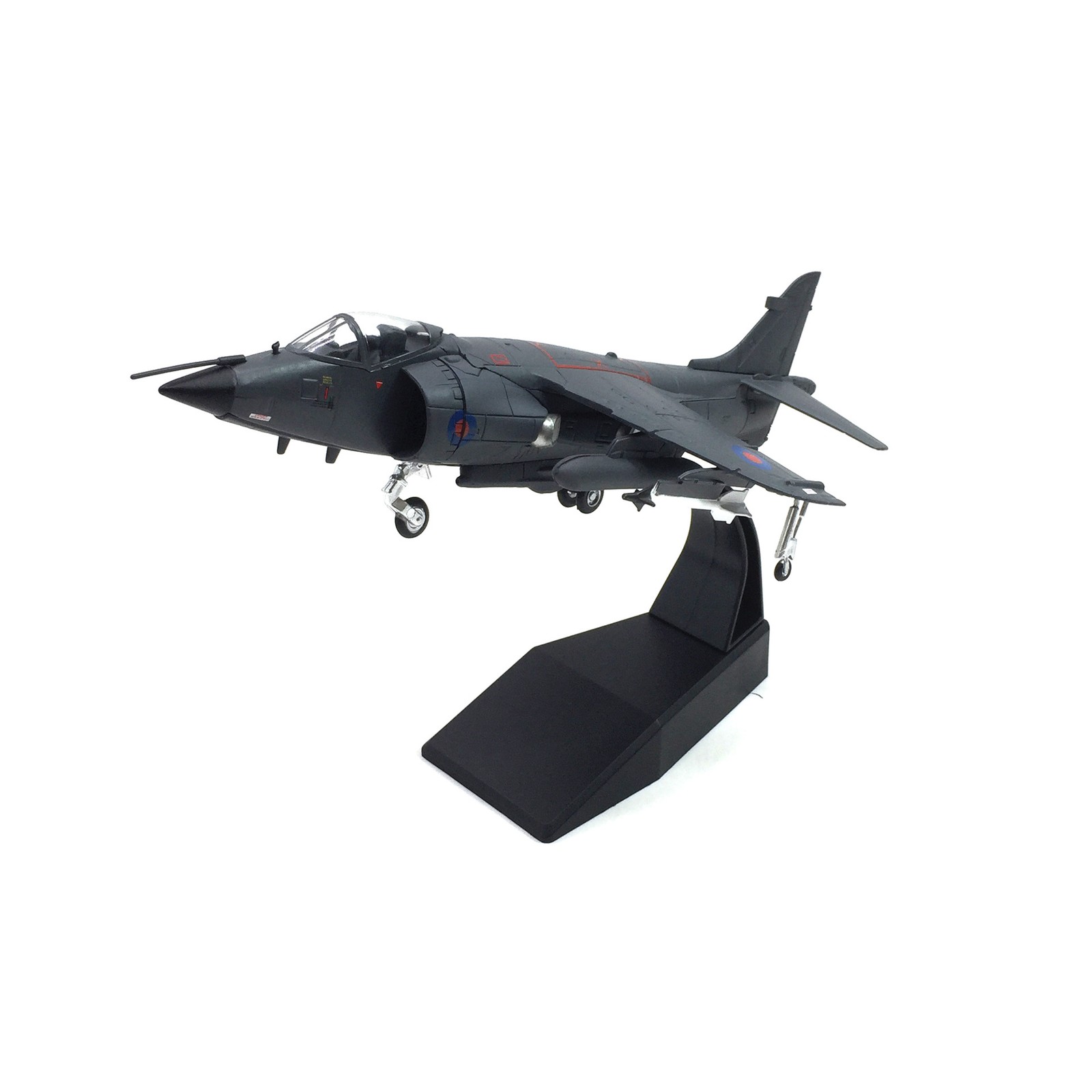 UK Air Force 1982 Sea Harrier Fighter 1:72 FRS MKI Statue Model Alloy Aircraft a