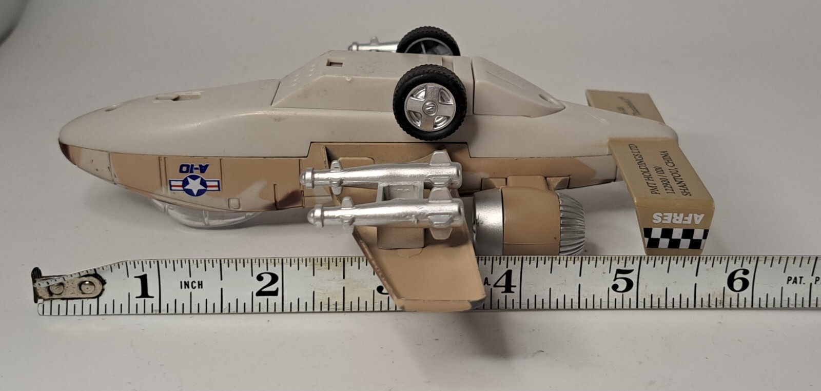 Diecast 1989 Matchbox Plane: A-10A Thunderbolt II Battery Operated 6″ Long