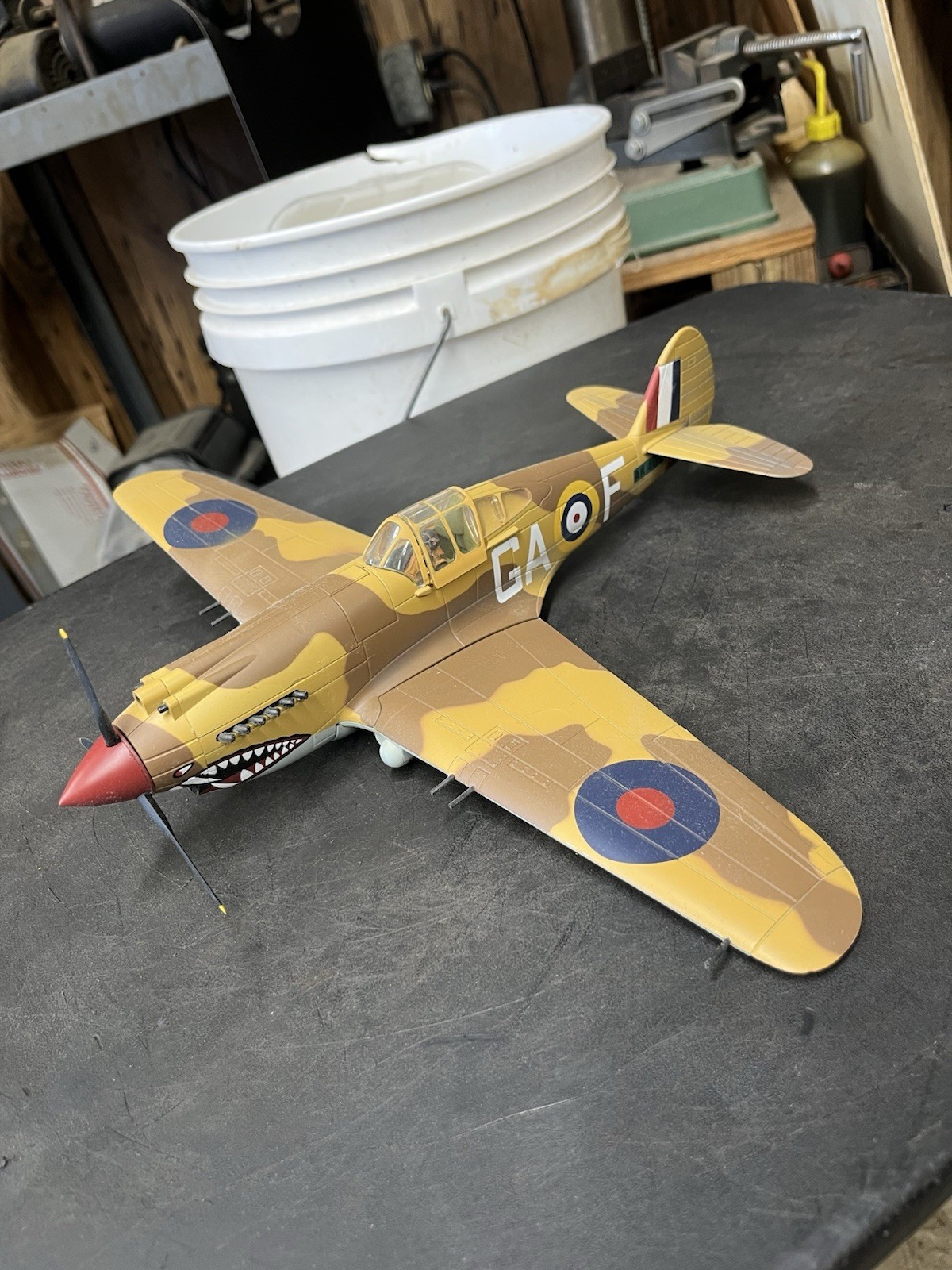 21st Century Toys 1:32 Scale P-40 RAF Warhawk. CAMO