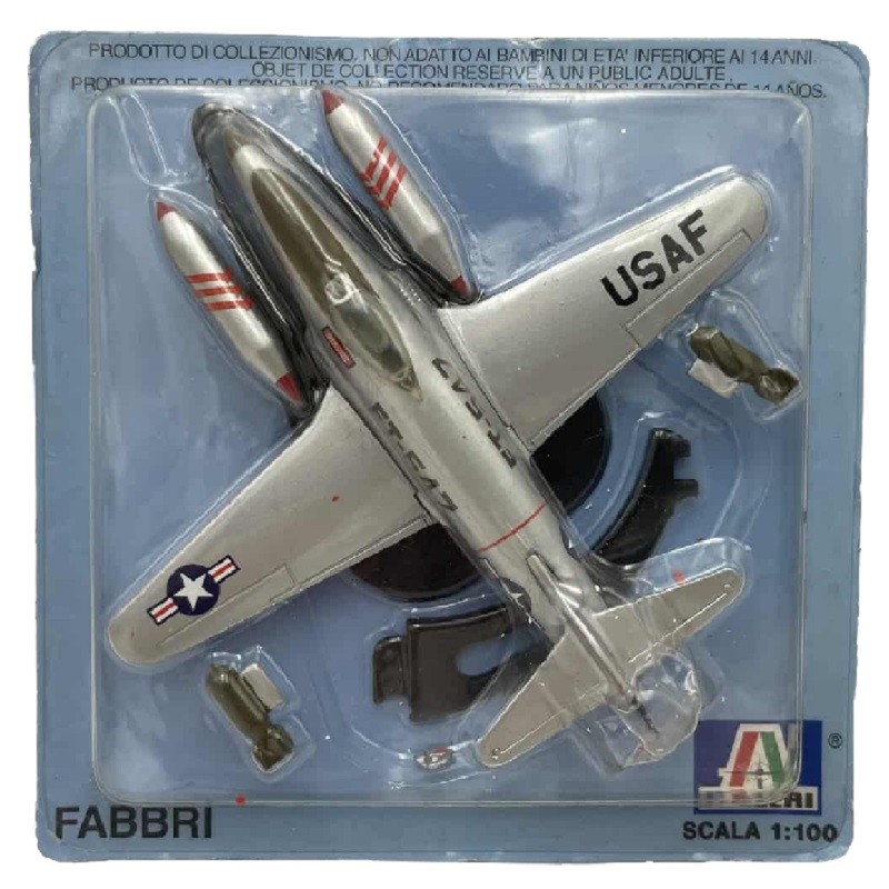 AG P019 F-80 1:100 Fighter Plane Fabri Italeri Diecast