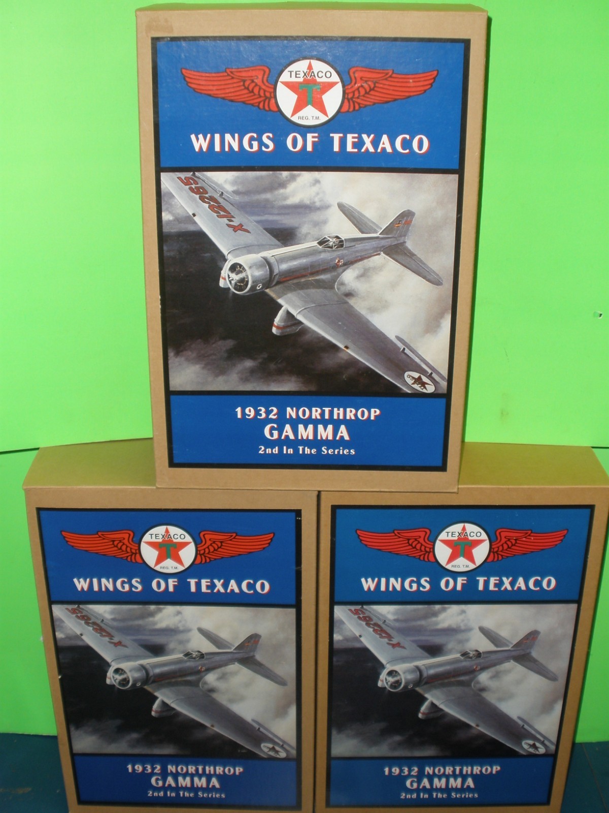 WINGS OF TEXACO 1932 Northrop Gamma Airplane #2 NEW – MINT IN BOX