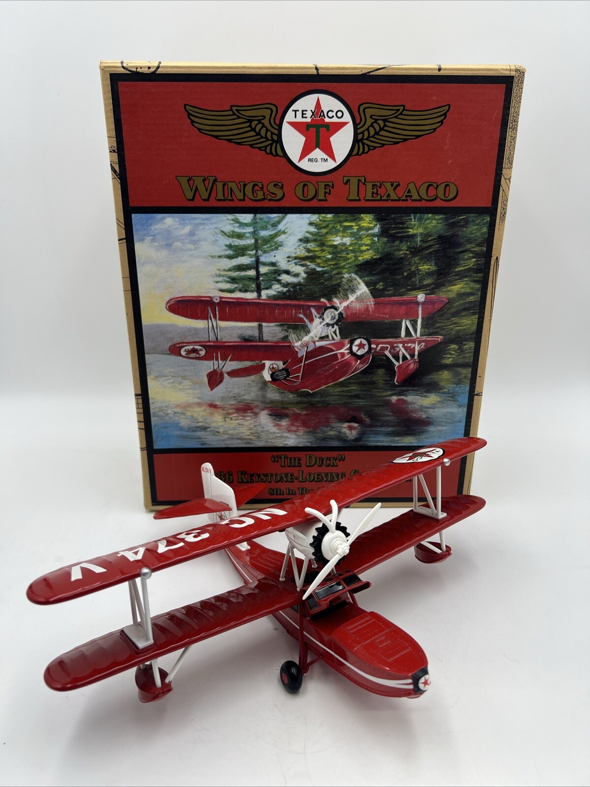 Wings of Texaco “THE DUCK” 1936 KEYSTONE LOENING COMMUTER Diecast Airplane