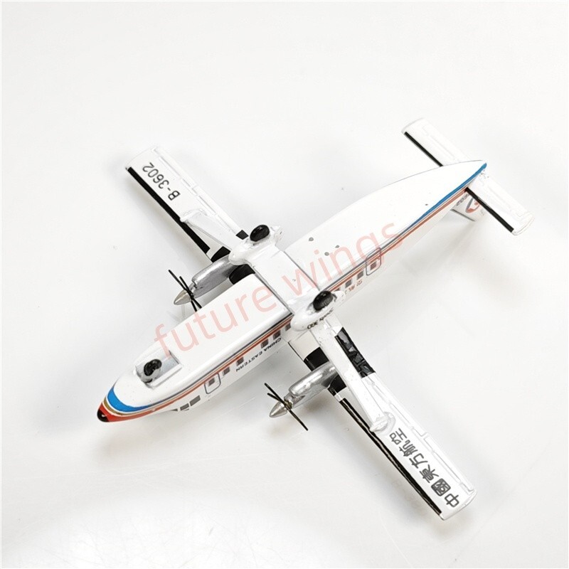 (Rare)1:400 Yu Model China Eastern Airlines Shorts 360 B-3602 +Free Tractor
