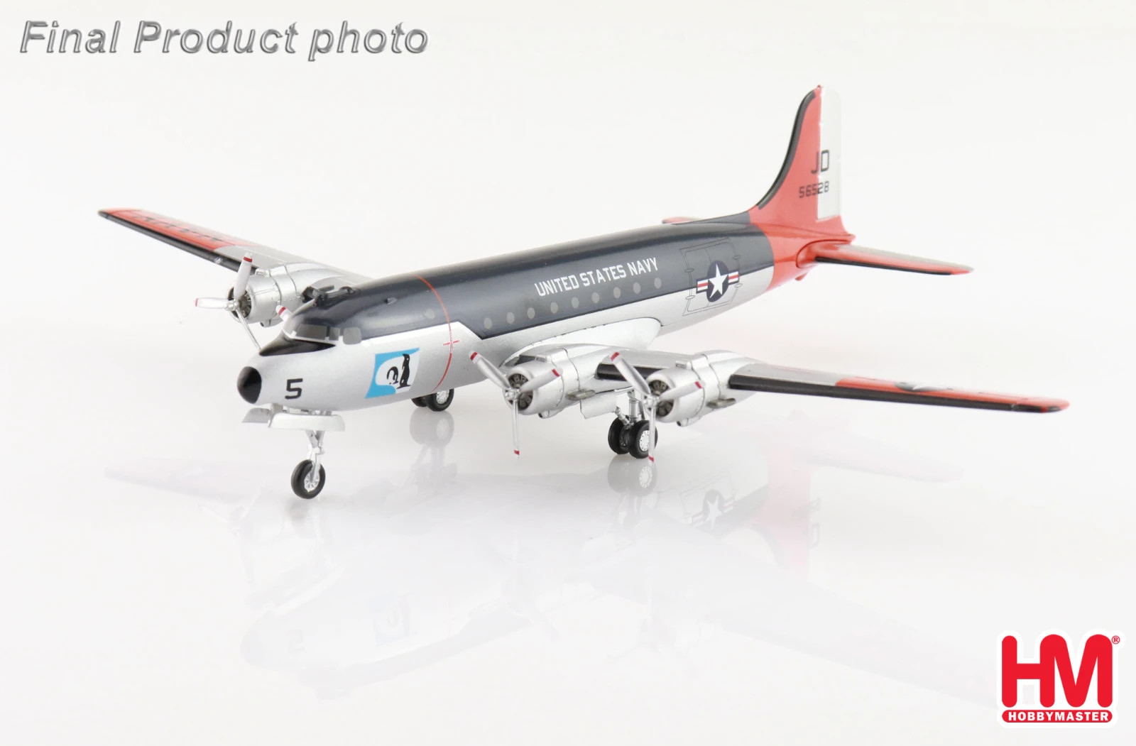 DOUGLAS DC-4 R5D-3 US NAVY “OPERATION DEEP FREEZE – HOBBY MASTER HL2026 1/200
