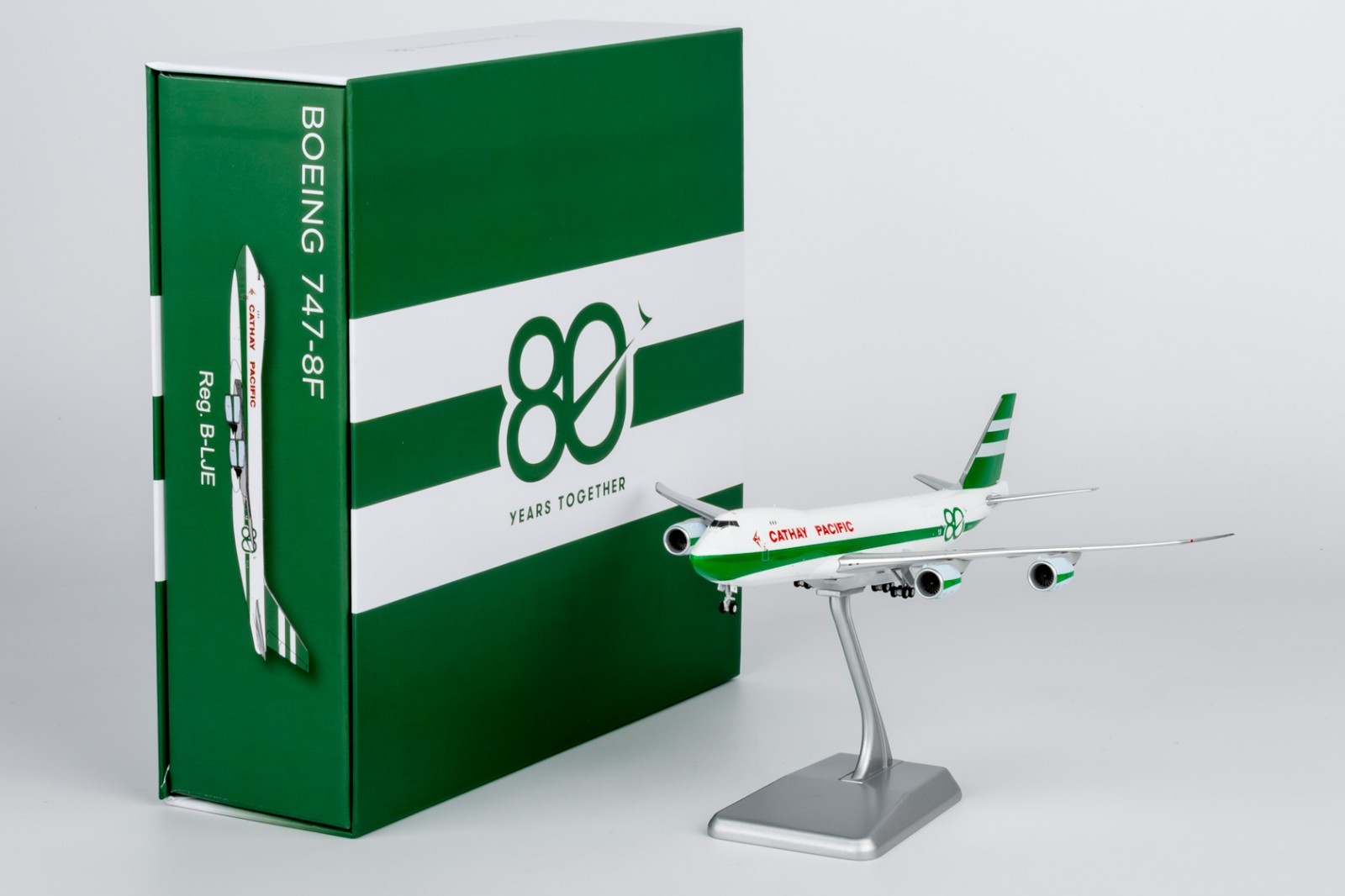 NGmodel Cathay Pacific Airways 747-8F B-LJE (80 Years Anniversary) 1/400 78043