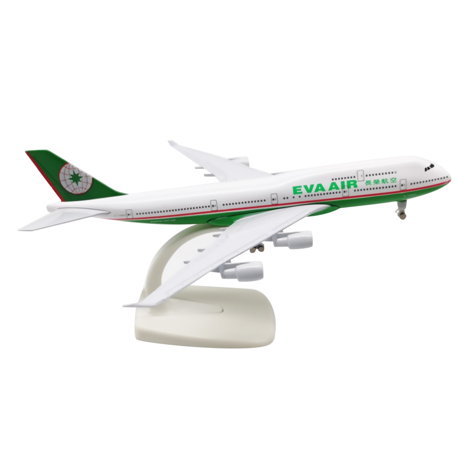 1/350 Diecast Alloy Eva Air Airlines B747 Aircraft Model Souvenir Static Display