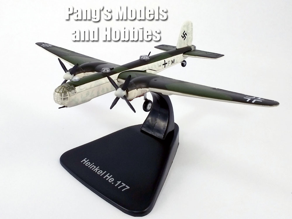 Heinkel He177, He-177, He 177 Griffin German Bomber – 1/144 Scale Diecast Model