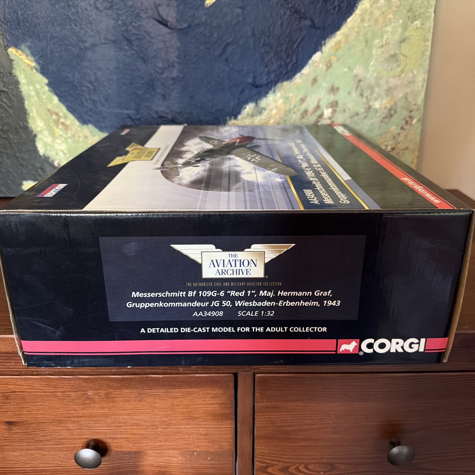 Corgi Aviation Archive 1/32 AA34908 Messerschmitt Bf109G-6 “Red 1”