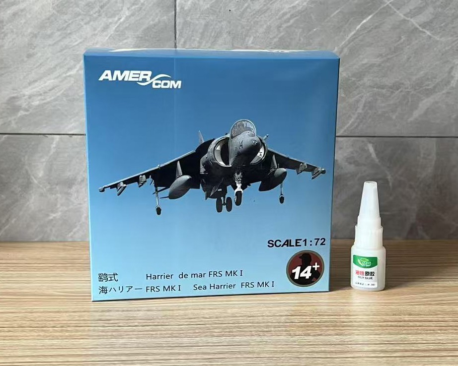 Amer Com British Royal Navy BAE Sea Harrier FRS MK I 1982 1/72 Diecast Model