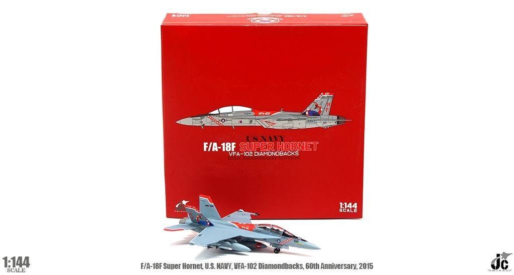 JC Wings 1/144 JCW-144-F18-001 F/A-18F Super Hornet USN VFA-102 Diamondbacks