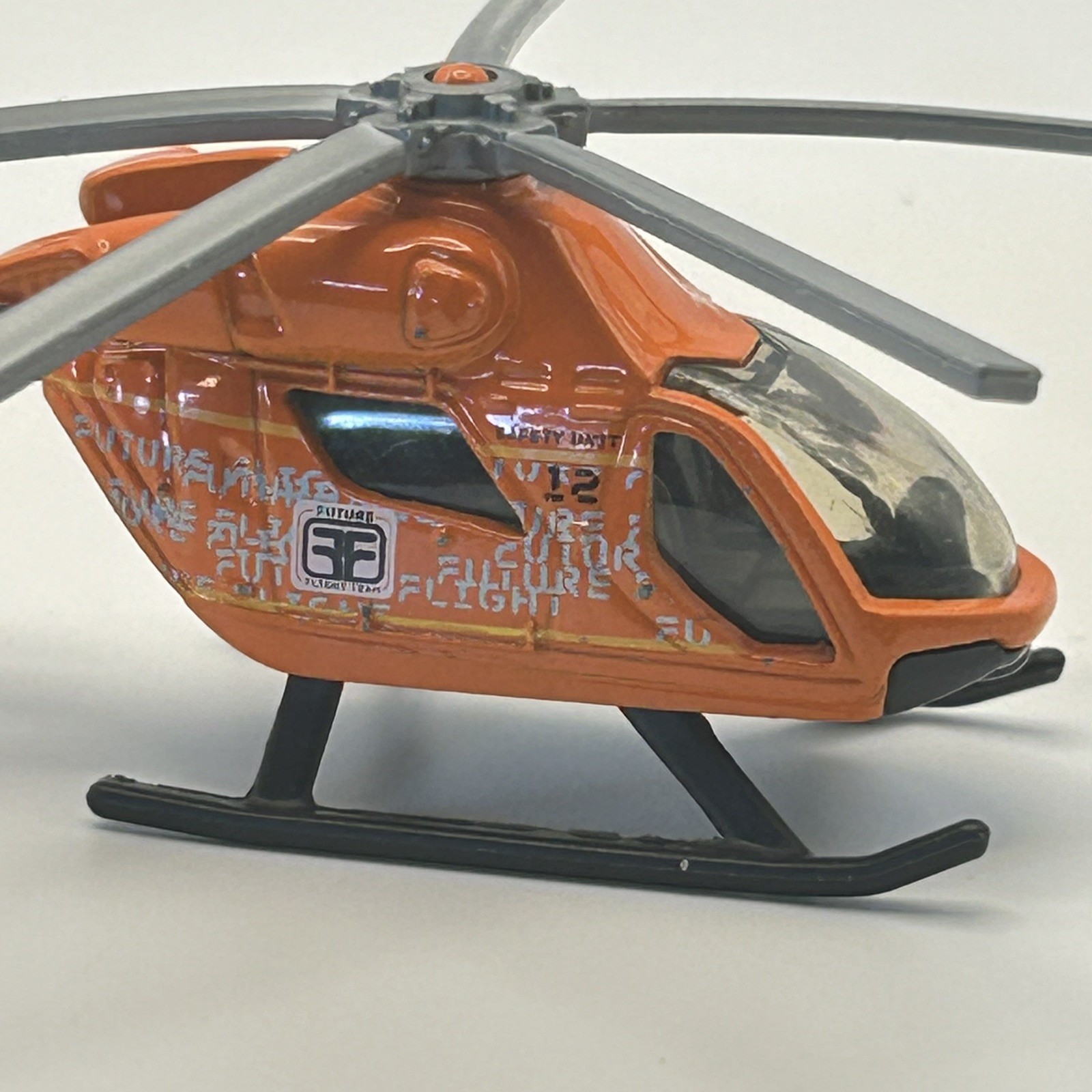 Matchbox Air Blade Helicopter Die-cast Metal Aircraft 2017 FKV37 Orange Video
