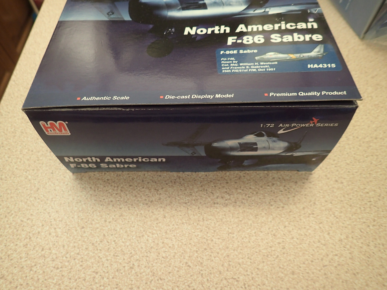 Hobbymaster HA4315 1:72 North American F-86 Sabre FU-746 Oct 1951 Factory Sealed
