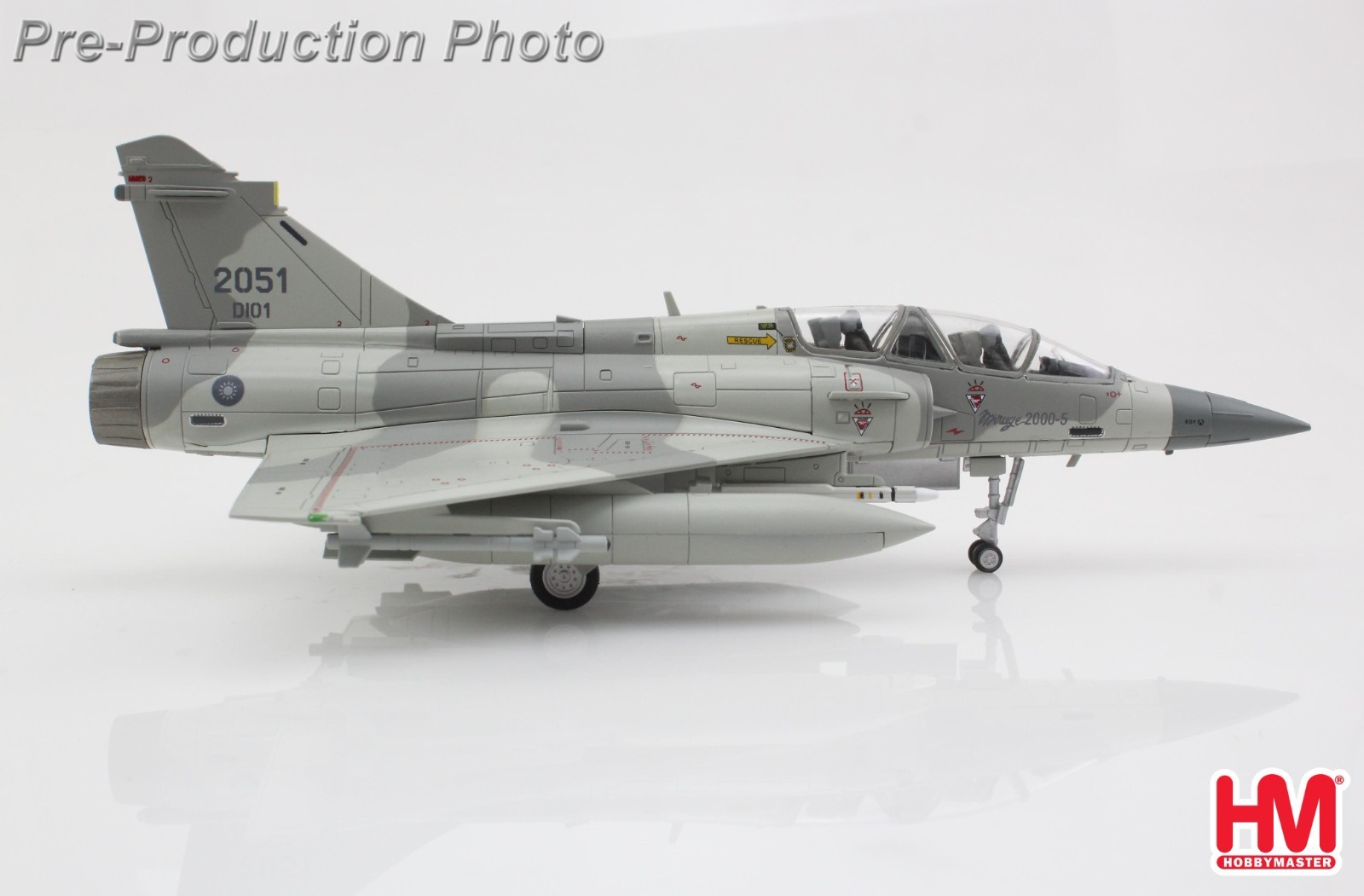 Hobby Master HA1651, Mirage 2000-5DI 2051/DI01, 2nd TFW, ROCAF, 2014, 1:72
