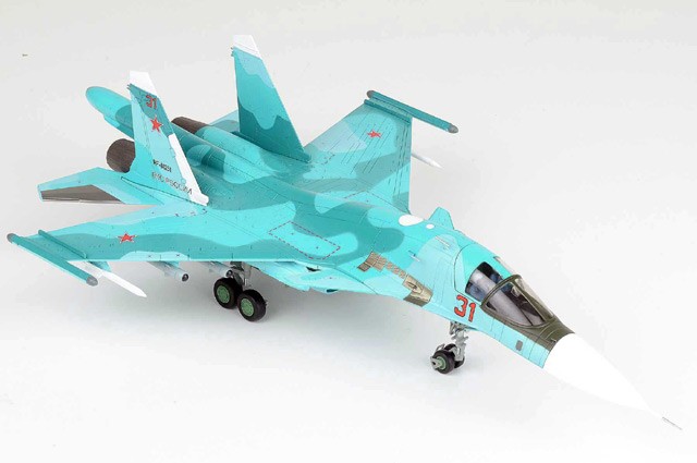 HA6308 Hobby Master Su-34 Fullback 1/72 Model Red 31 Russian Air Force 277th