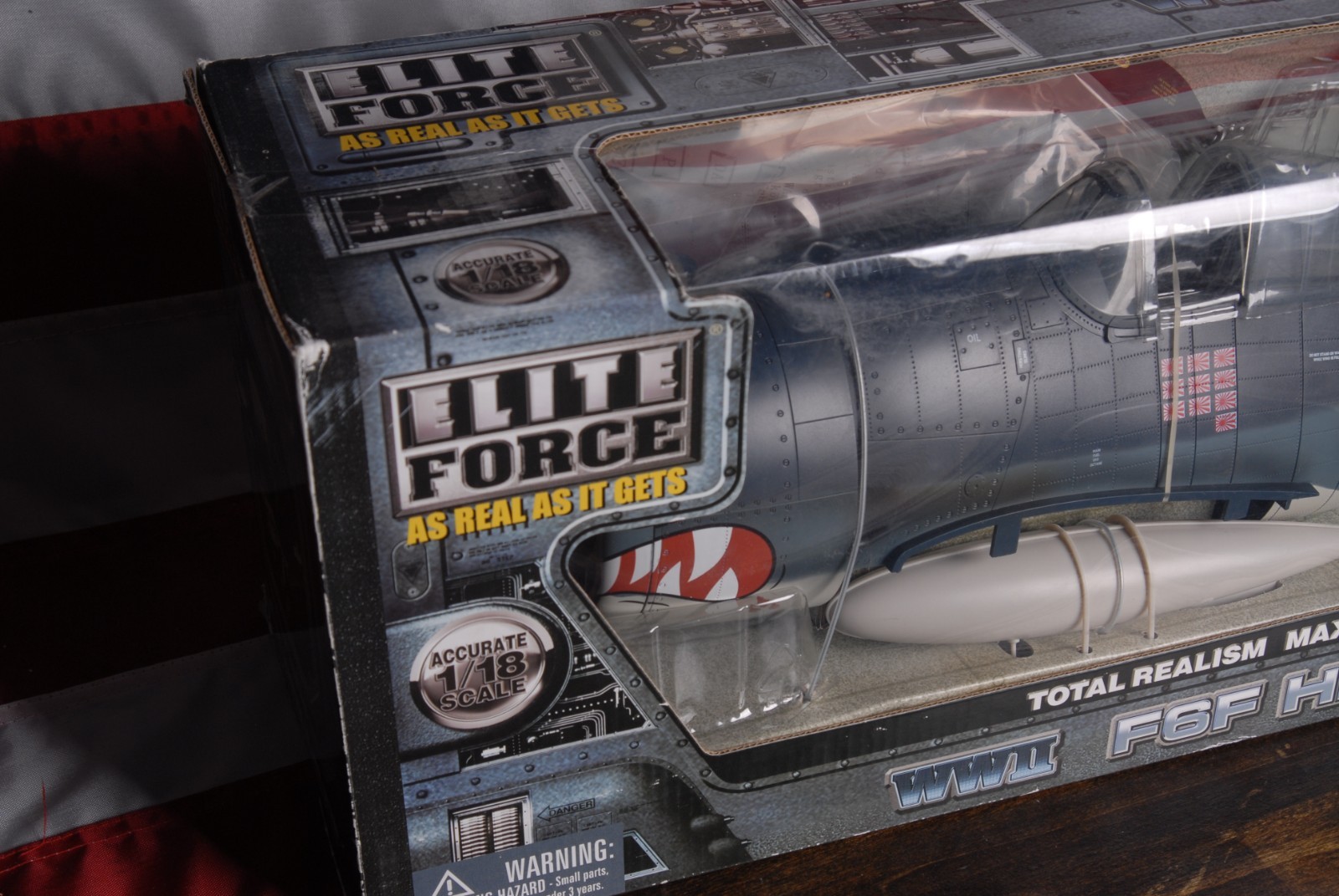 Elite Force WWII F6F Hellcat Fighter Plane #17 “Shark Mouth”