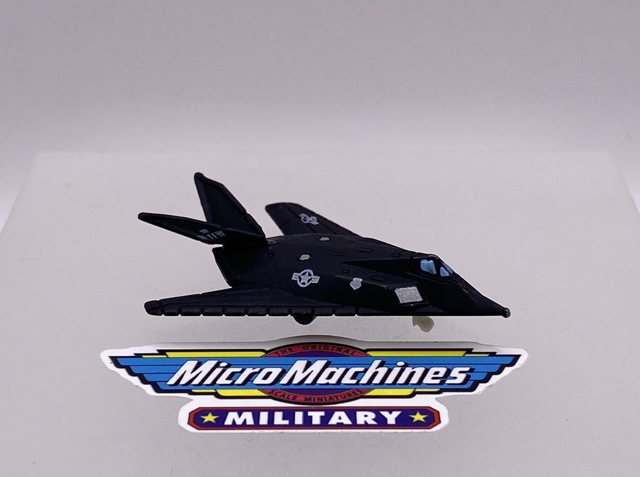 Micro Machines Military F-117 Nighthawk Fighter Aircraft Galoob LGTI 1995