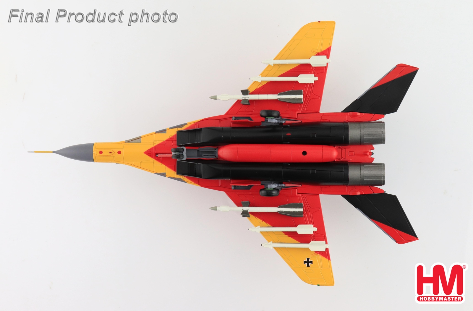 1:72 HM MIG-29 Fulcrum JG-73 Steinhoff Laage Air Base 2001 Fighter Diecast Model