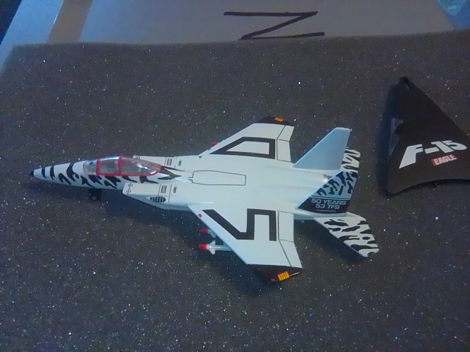 1/100 – 1/110 aircraft diecast F-15 U.S.A.F. Ertl Usado Perfecta Condiciones.