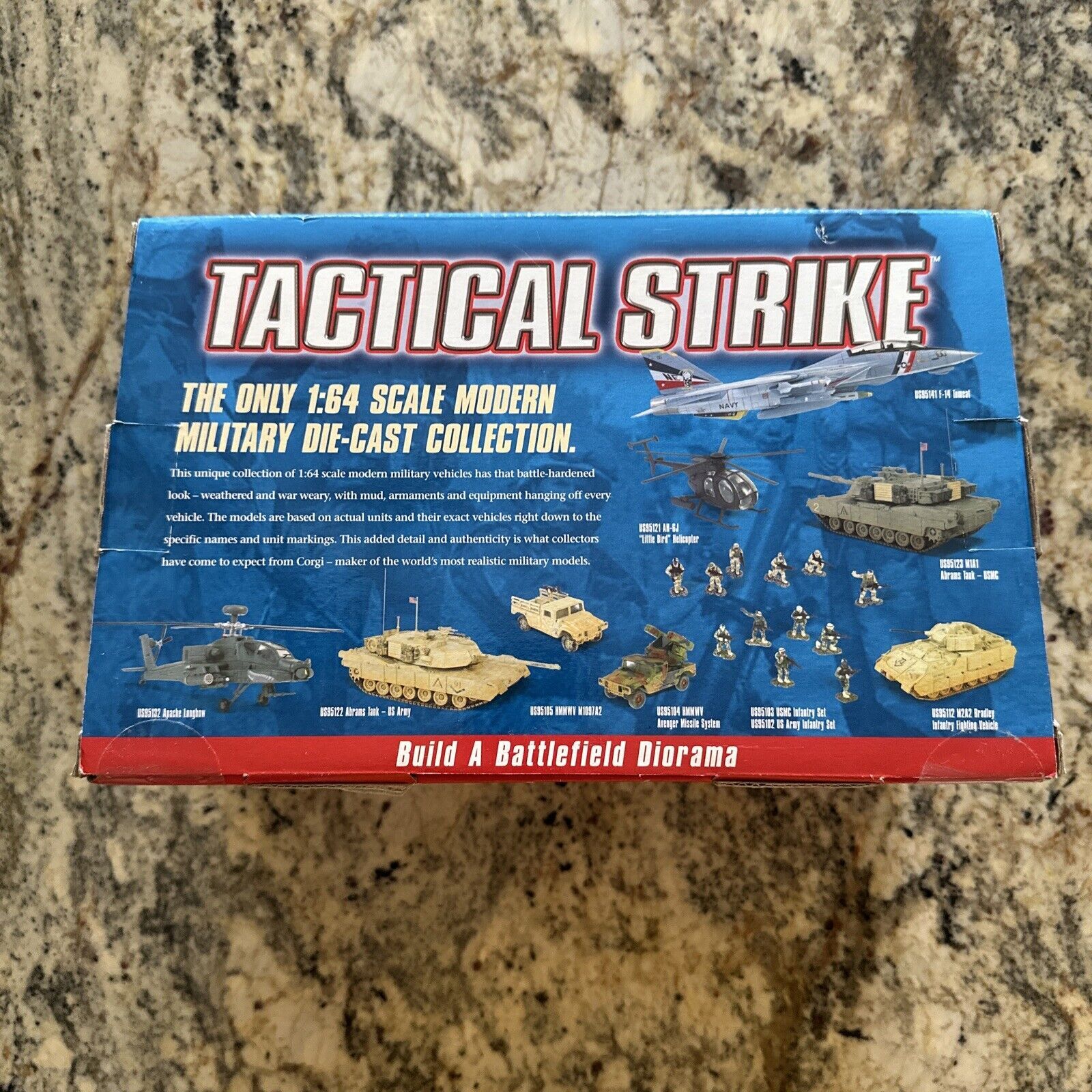 Corgi Tactical Strike 1:64 SCALE DIE-CAST AH-64 Apache Longbow Helicopter NEW