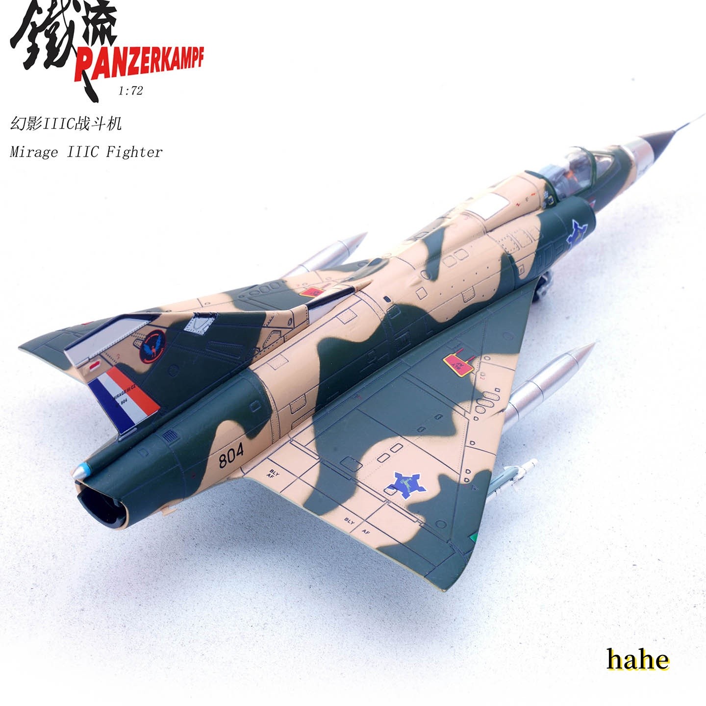 1/72 PANZERKAMPF Mirage IIIC Fighter CZ Flying Cheetah 2 Squadron 14648PF Model