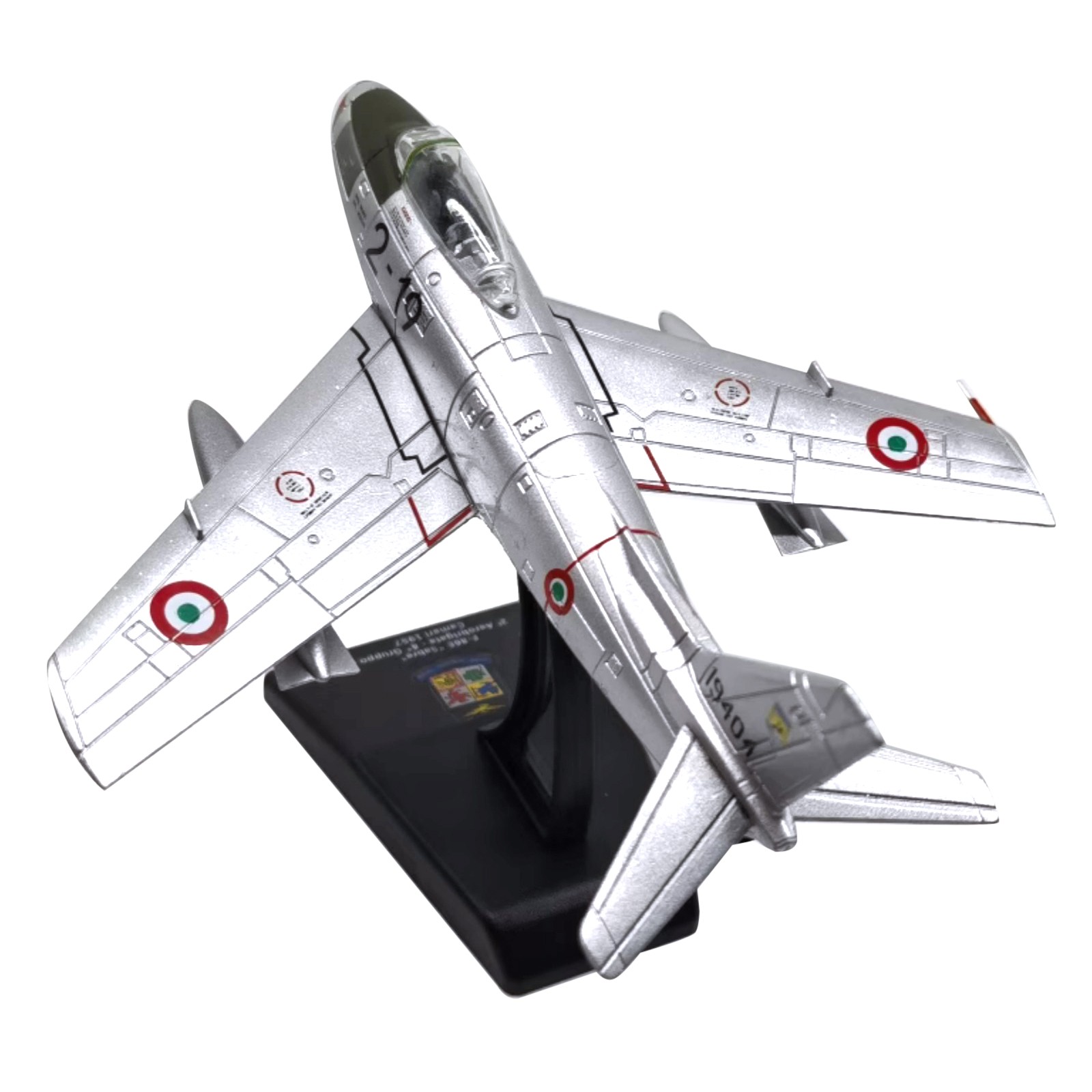 11.5cm 1:100 Italian F-86 Sabre Fighter Finished Model Gifts Choice For Birthday