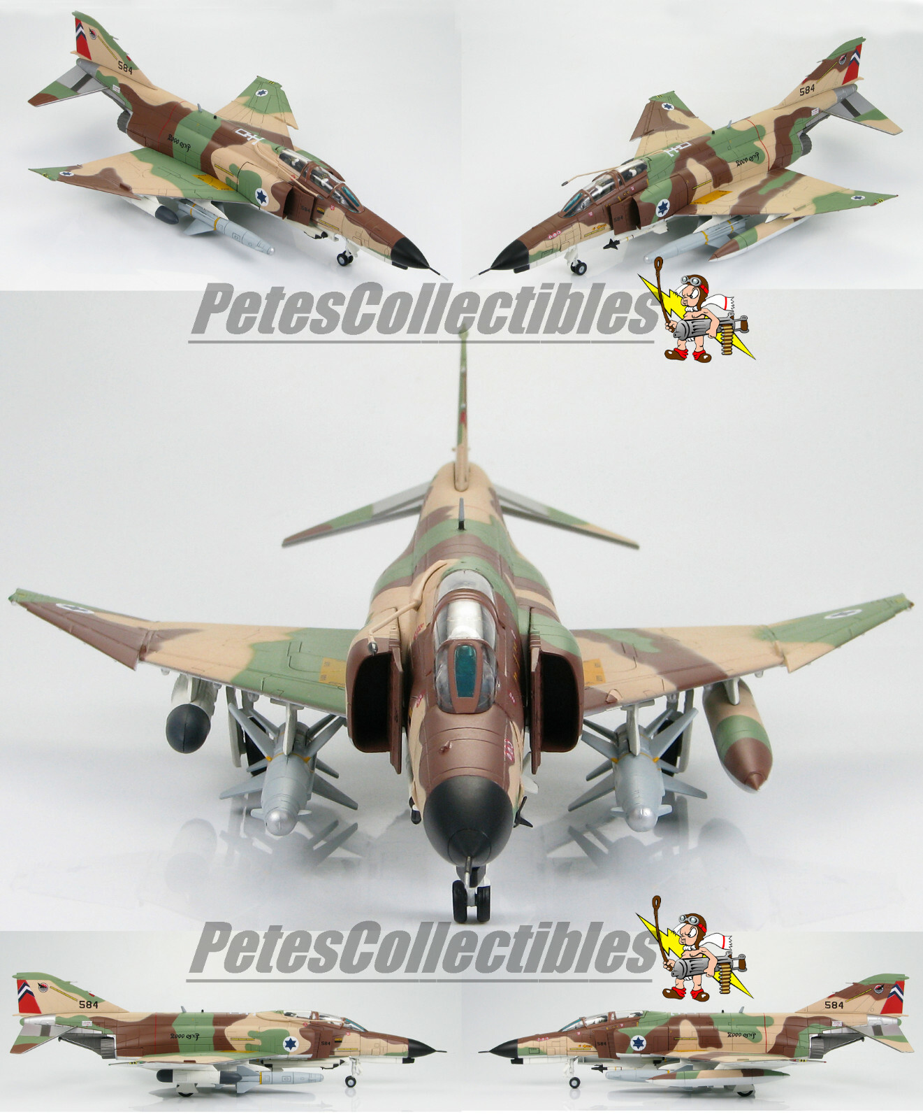 Hobby Master HA1939 McDonnell Douglas F-4E Phantom II IDF/AF 201st One Sqn. 1:72