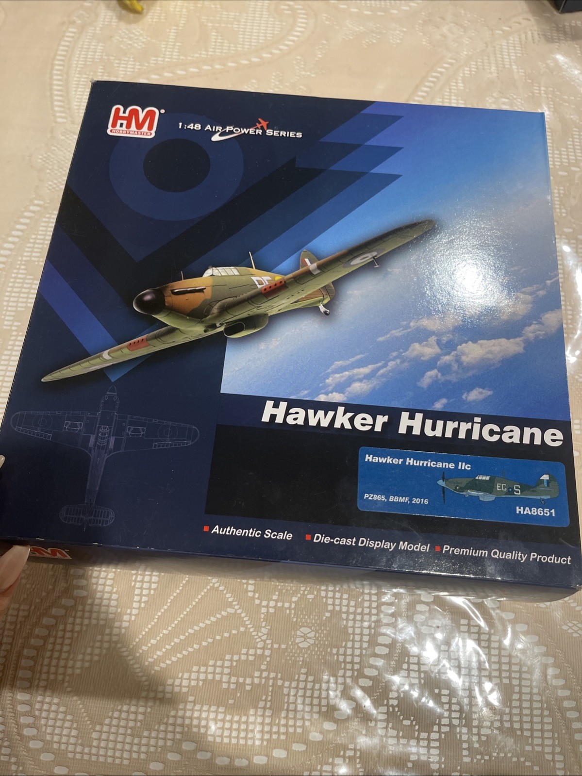 Hobby Master Hawker Hurricane 1/48 Scale Diecast Model HA8651