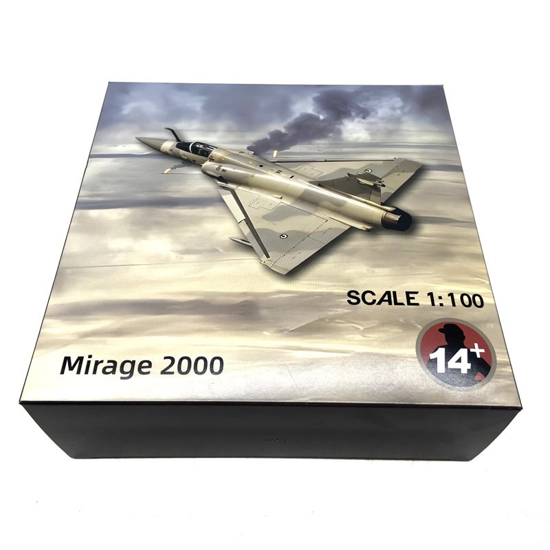 1:100 French Dassault Mirage 2000 Jet Fighter Model Diecast Military Collection
